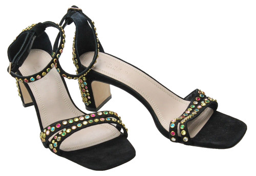 Sandales talons daim de - À,