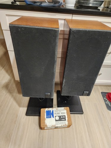Kef 103 loudspeakers w - , w/