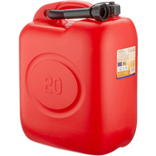 Bidon de carburant homologué PEHD 20 L pour essence diesel avec buse flexible