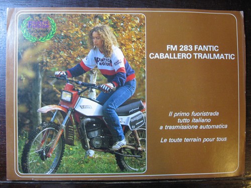 Brochure catalogue 1983 moto - brochure,
