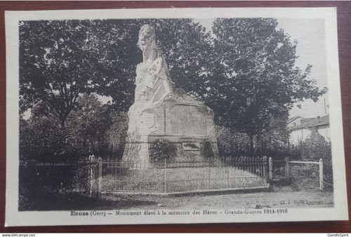 Eauze monument élevé à la - -,