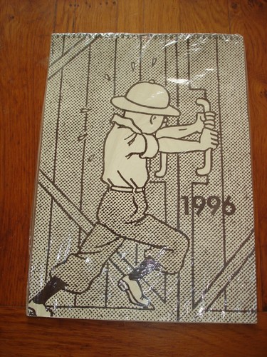 Tintin calendrier 1996 format - tintin,