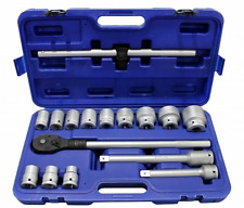 Coffret 3/4'' clé à cliquet douilles 6 pans 17 à 50 mm POIDS LOURD CAM