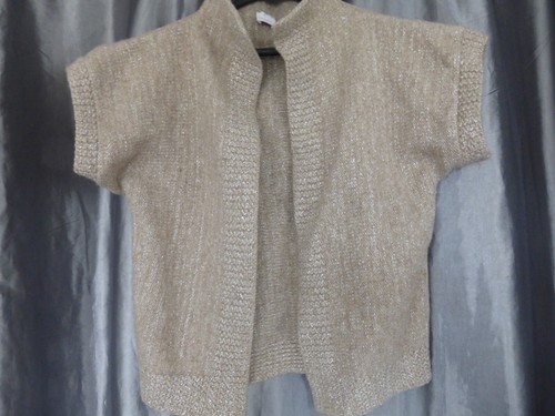 Gilet tricot camaieu - camaieu, beige