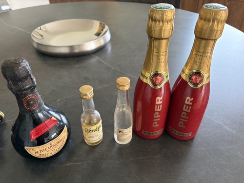 Lot miniatures anciennes moët - miniatures,