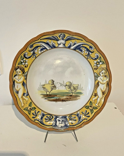 Rare assiette creuse kg - ,