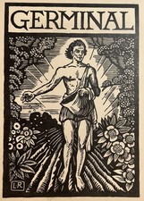 Ludovic-Rodo PISSARRO - Germinal. c.1920-1930. Gravure sur linoleum.