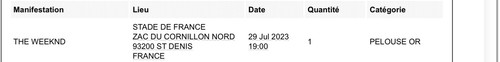 The weeknd tour - weeknd, pelouse