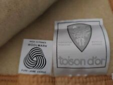 Couverture Woolmark Pure Laine Vierge 180 X 220