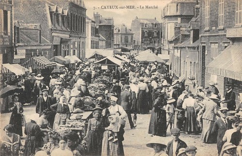 Cpa cayeux sur - 80, le