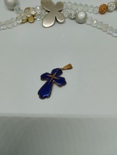 medaillon pendentif croix en