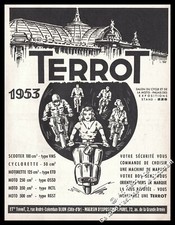 Publicité Scooter TERROT  Vintage Ad Advertising 1952