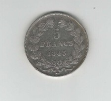 Pièce 5 F Argent L. Philippe