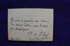 1932 signé Conte de Saint