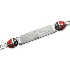 Bracelet"gourmette" enfant