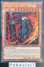 Carte YU-GI-OH! REINE DU DOMAINE EMBRASÉ MP25-FR147 Secret Rare NEUF