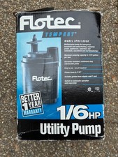 flotec tempest 1/6 HP utility