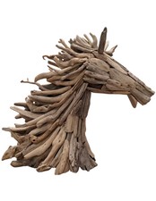 Tête de Cheval en bois