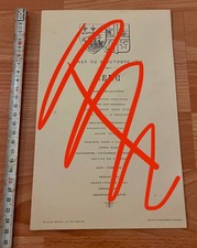 Menu Ancien BANQUET 1911 PALACE HOTEL LA ROCHELLE