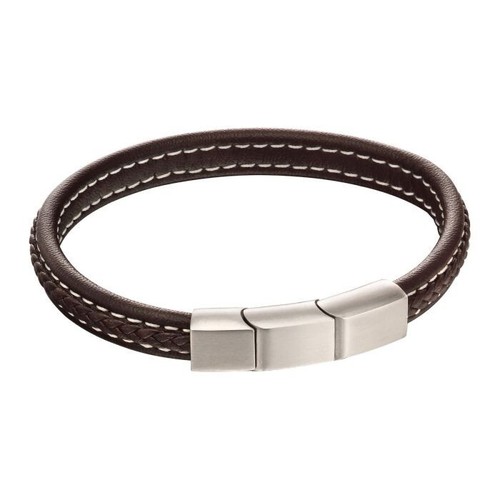 Bracelet cuir marron - cuir, fred