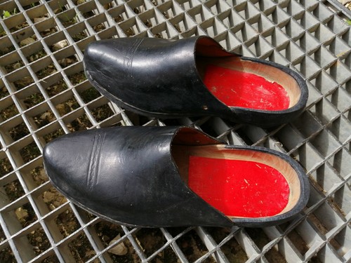 Sabots bois et cuir - bois,