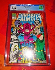 Comics VO CGC 8.5 Nov 1991 Marvel INFINITY GAUNTLET N°5 - Starlin, Lim, THANOS