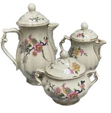 Service à Café BERNARDAUD modèle BENGALI porcelaine de Limoges Polychrome