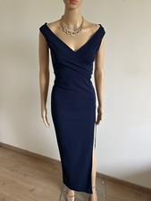Robe longue bleue marine Boohoo taille 38 jamais portée (taille petit)