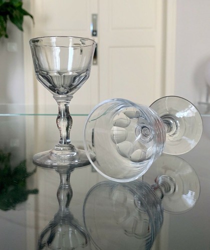 Verres prune art déco - à,