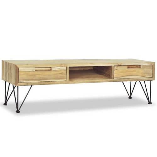 Teck massif meuble support - teck,