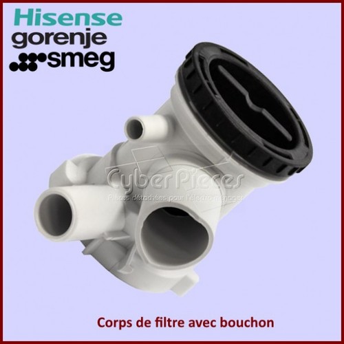 Corps filtre avec bouchon - corps,