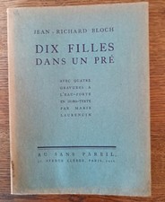 1926*Jean-Richard BLOCH*Marie LAURENCIN*DIX FILLES DANS UN PRE*AU SANS PAREIL*EO