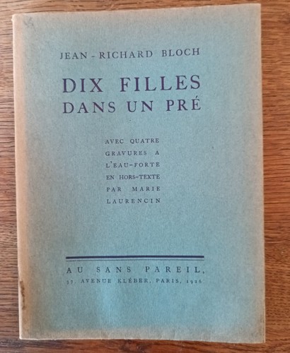 1926 jean richard bloch - 1926*jean-richard, bloch*marie