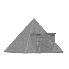 Décors wargame désert - Pyramide ( intérieur non jouable )