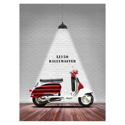 Affiche scooter rétro - affiche, art