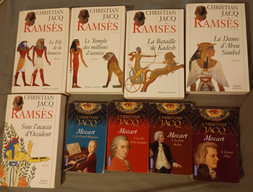 Lot christian jacq séries - lot,