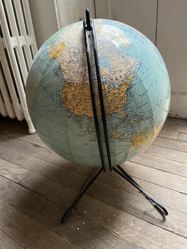Globe terrestre vintage girard - globe,