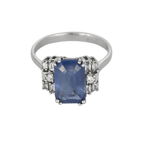 Bague blanc diamants - bague, blanc,
