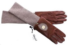 Gants Longs en Cuir Blugirl en