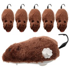  6 Pcs Jouet À Mâcher En Forme D'animal Remontoir De Chat Remonter Souris