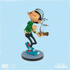 Figurine résine Gaston Lagaffe et son petit gaffophone  - LMZ - 190 exemplaires