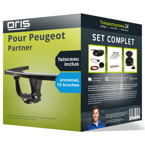 Attelage pour peugeot partner - attelage,