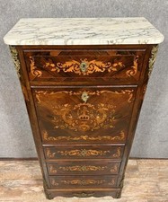 Secrétaire de Dame époque Napoléon III en marqueterie de bois précieux