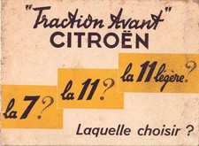 Catalogue brochure Citroën