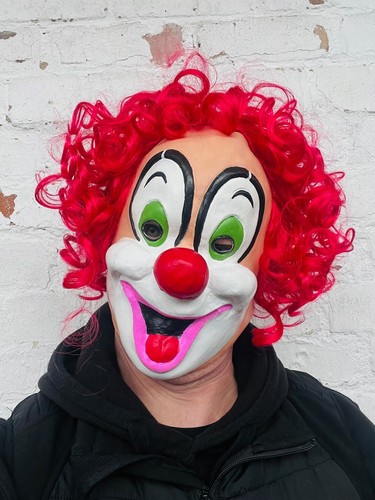 Happy souriant clown masque - happy,