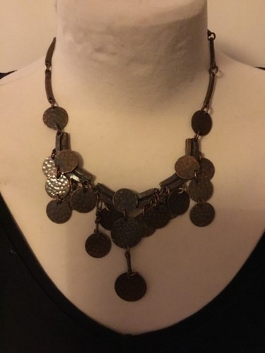 Collier cuivré avec pampilles