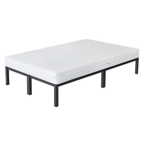 Cadre lit métal anthracite - cadre,