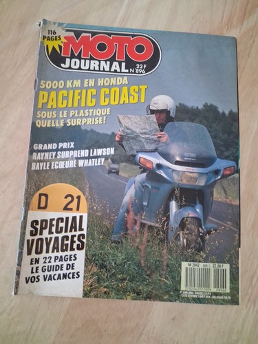 Moto journal 1989 896 honda - journal,