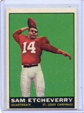 1961 TOPPS FOOTBALL #115 SAM
