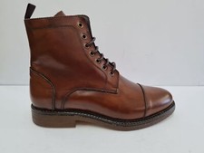 Gino Tagli Bottines Homme Cuir Veau avec Lacets Et Fermeture Éclair - Bh